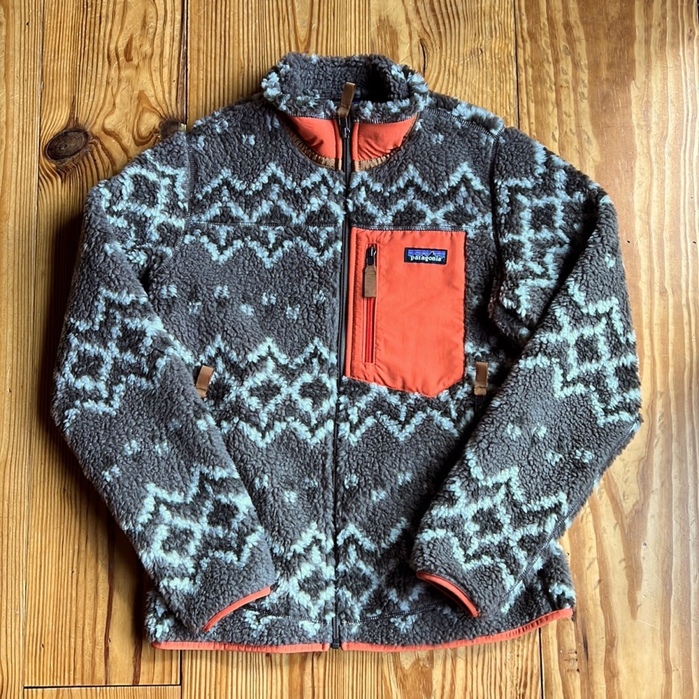 Patagonia Women's Classic Retro-X Heavy Pile Fleece Jacket Like New Size Small